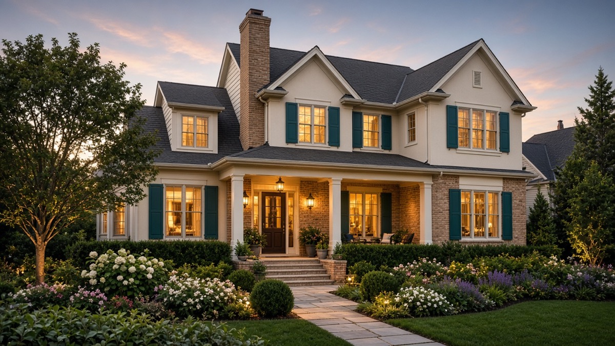 Homeowners reviewing home equity loan and HELOC options at a kitchen table