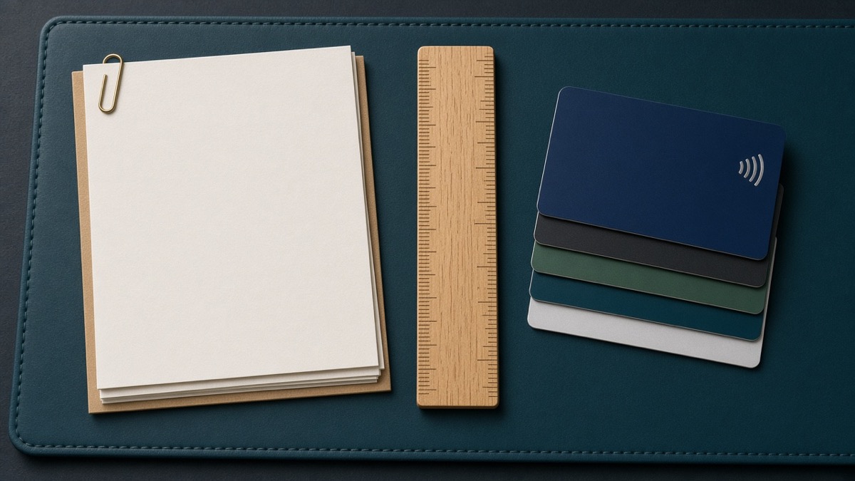 Personal loan documents compared with credit cards on a desk