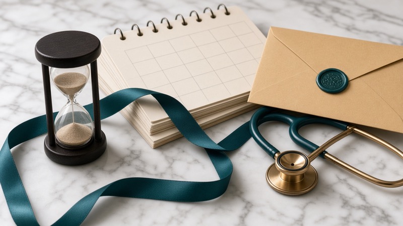 Person comparing short-term health policy exclusions on a laptop
